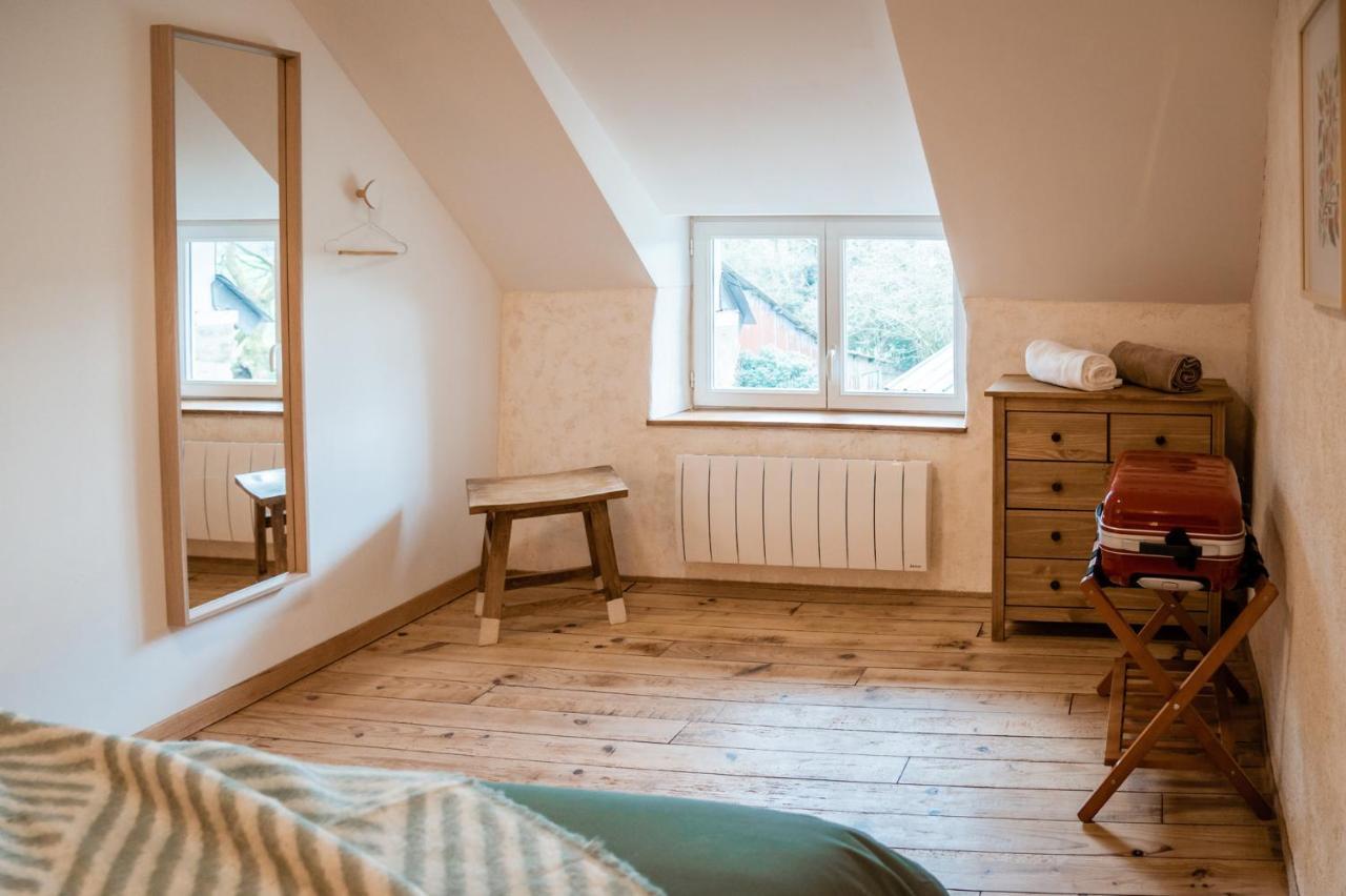 Cottage Breton - Gite De Charme En Centre Finistere Plonevez-du-Faou ภายนอก รูปภาพ