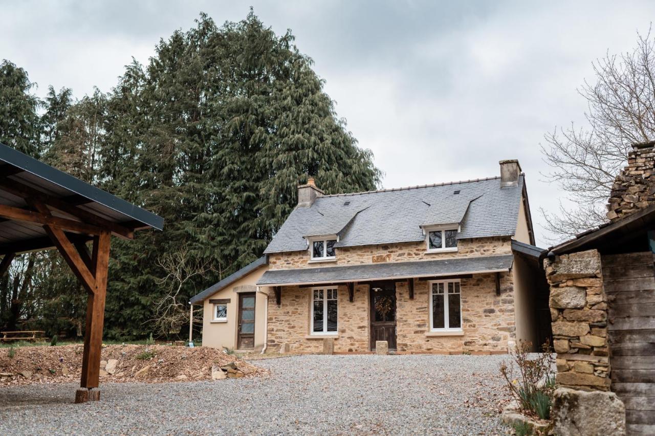 Cottage Breton - Gite De Charme En Centre Finistere Plonevez-du-Faou ภายนอก รูปภาพ