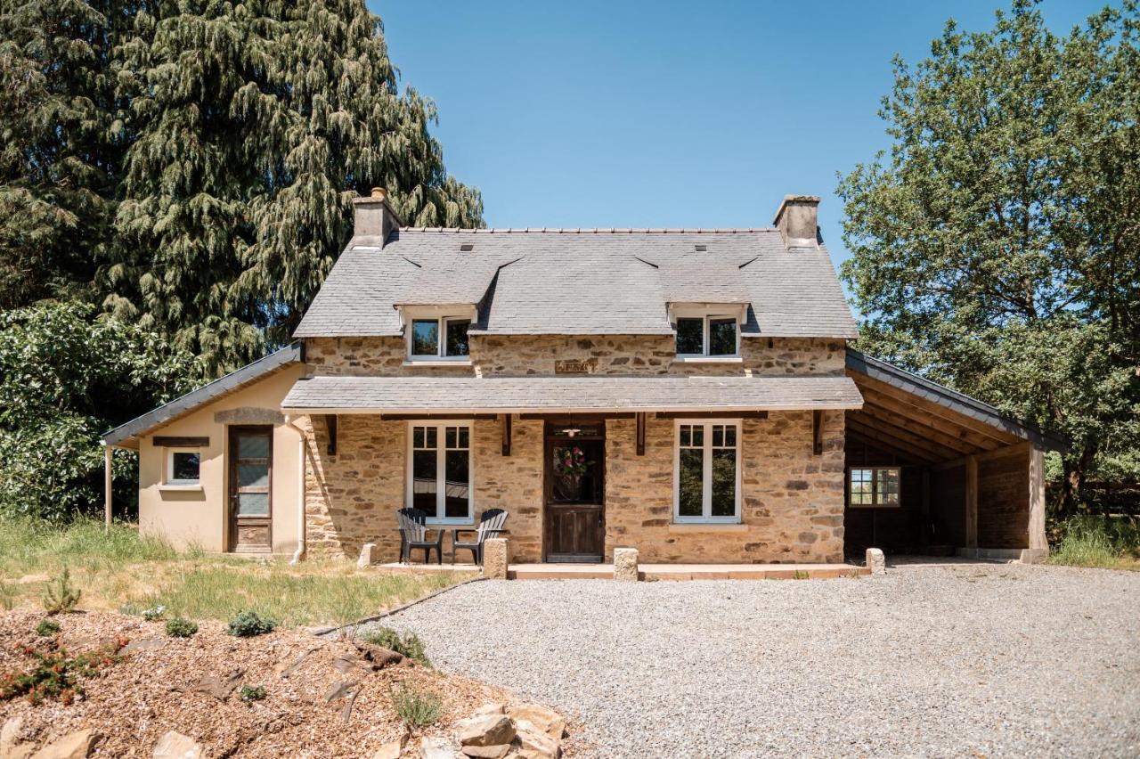 Cottage Breton - Gite De Charme En Centre Finistere Plonevez-du-Faou ภายนอก รูปภาพ